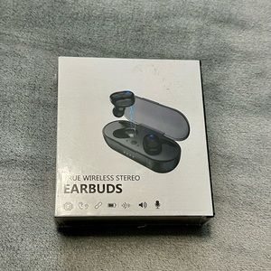 True wireless stereo earbuds